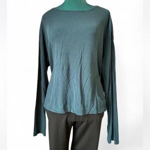 All in Motion Dark Teal Long Sleeve Top